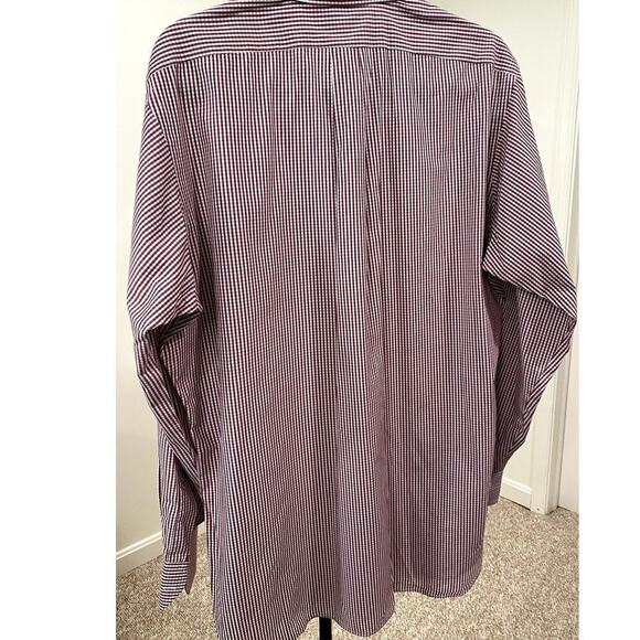 Tom Jones Corporate Image Red/Blue Gingham Button Down Shirt - 2XL - Picture 2 of 6